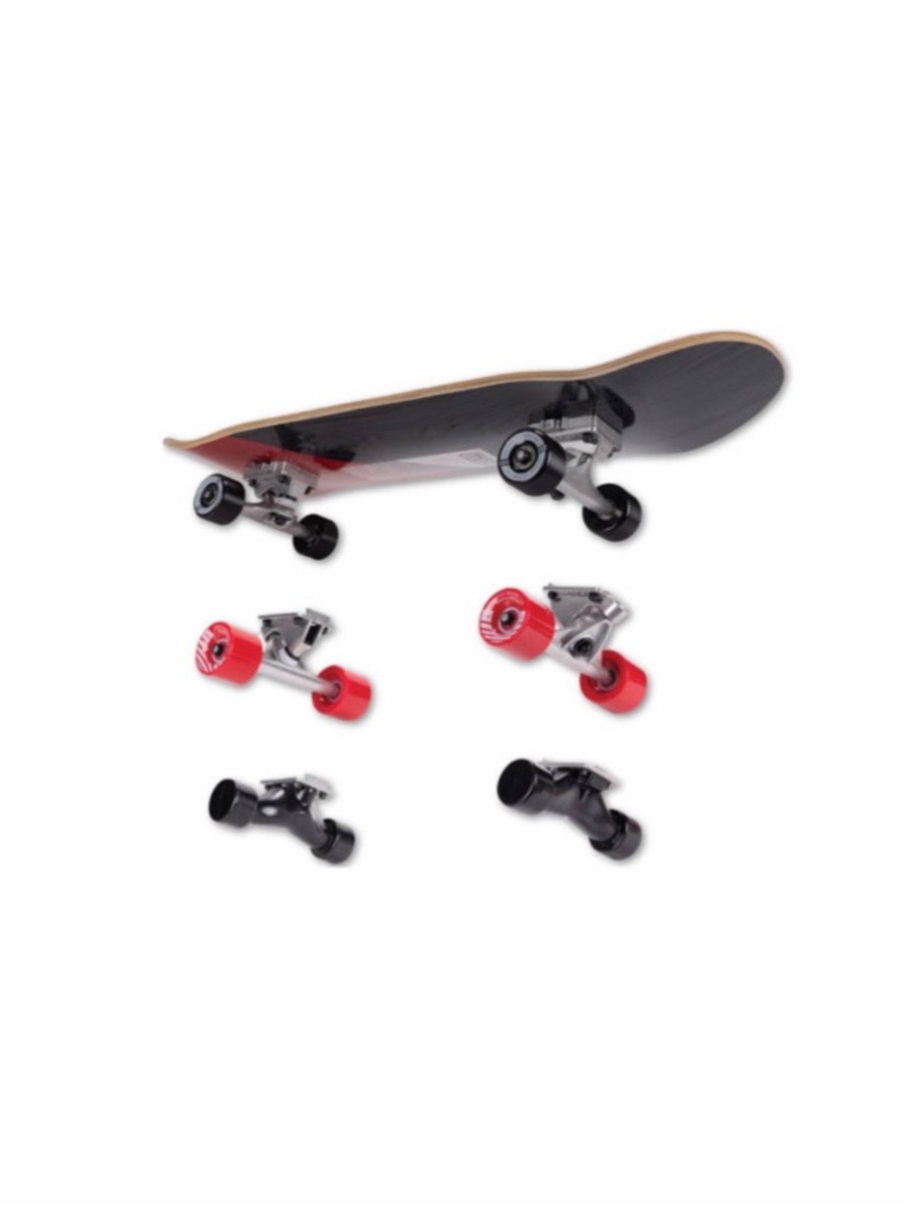 Swichboard 2-in-1 Skateboard - Trick/ Cruiser No Tools Needed - Ship Alone